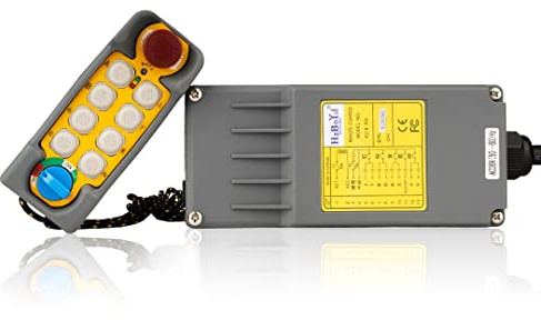 K2-8 Industrial Crane Radio - 8 Keys, 100m Range, Compatible with Various Voltages