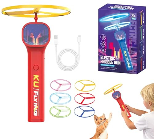 de búsqueda de Gatos – Platillo de Entrenamiento de Mascotas, de Lanzamiento de Disco Interactivo Recargable, platillos voladores de | para el Desarrollo del