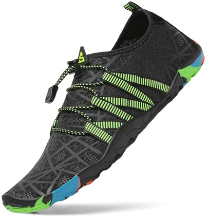 SAGUARO Scarpe da Immersione Donna Uomo Rapida Asciugatura Slittata Scarpette da Acqua per Nuoto Piscina Spiaggia Surf Nerocarbonio 39 EU