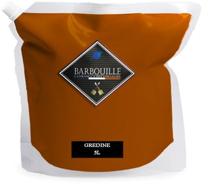 Peinture Acrylique Terracotta Gredine - Aspect Satin - Peinture Mur, Plafond, Boiserie & Balcon - Lessivable - Séchage En 30 min - COV A+ - Fabriquée En France - 5 L - BARBOUILLE