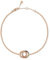 RADLEY Love Heart Ladies Rose Gold Double Rainbow Stone Loop Bracelet RYJ3084