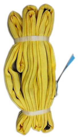 ALFA LOGISTIK Rundschlinge 10m Umfang 3t Tragkraft - Polyester EN1492-2 - Gelb