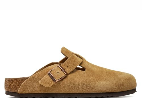 Birkenstock Damen Boston BS Hausschuhe, Latte Cream, EU 38