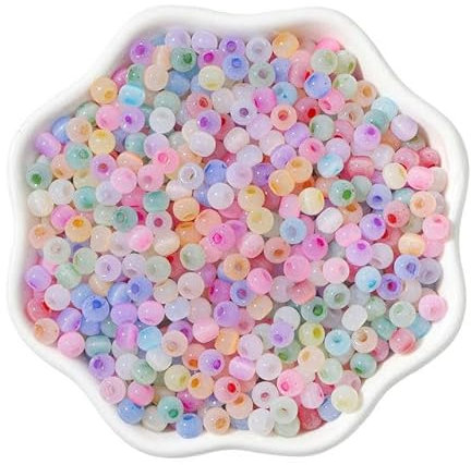4mm Opal Cat Eye Charm Glass Seed Beads for Jewelry Making DIY Bracelet Necklace Bag Clothes Sewing-29-4mm 150pcs