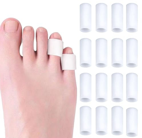 20 Stück Zehenschutz, Kleinzehenschutz, Blasenpflaster für die Zehen, Gel-Fingerschutz, Ballenschutz für den kleinen Zeh, Zehenpolster, verschleißfeste Zehenpolster, Hühneraugenschutz