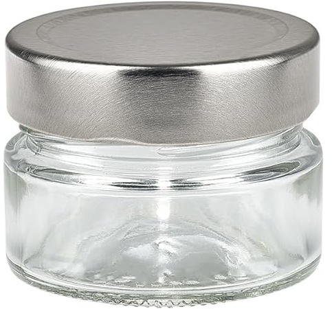 Firmadigaranzia srl - 20 vasetti vetro PICCOLI per monodose miele confetture marmellata bomboniere segnaposto 30 ml tappo twist-off