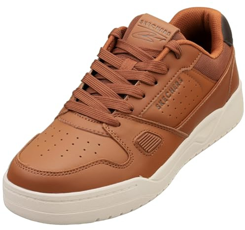 Skechers Herren Koopa LACE Low x Harry Kane Sneaker, Kastanie, Größe 45, kastanienbraun, 46 EU