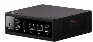 HISTTON Mini PC N305, 32 GB DDR5 RAM 512GB NVME SSD,4K Triple Display, WiFi5, BT4.2, Mini Computer Windows11 Pro With 2*RJ45 LAN, Mini Desktop PC Support TPM2.0,PXE, Wake On LAN, Linux/Ubuntu