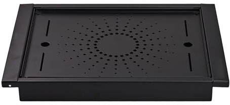 Plateaux à Thé pour Le Service - Plateau De Service avec Compartiment De Rangement d'eau pour Table À Thé | en Acier Inoxydable pour Pique-Nique Repas Hôtel Bar Cérémonie Camping Maison