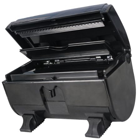DEARMAMY Black Tin Foil Cutting Machine with Abs Material, Safe and Convenient to Use Storage Box for Hairdressing and Nail Beauty Supplies