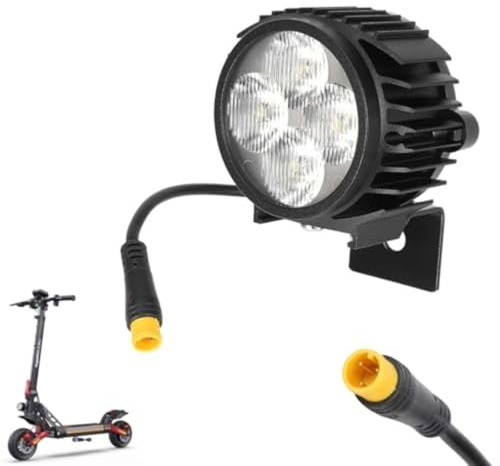 Advokingtap Headlight With 3 Pin For Kukirin For G2 Pro/G2 ProDB/G2 Max Electric Scooter Handlebar Lamp Head Front LED Light Accessories