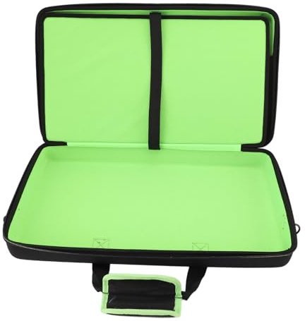 Luocute DJ-Controller-Tasche, DJ-Controller-Aufbewahrungstasche für DDJ SB2 mit Verstellbarem Schultergurt, Gepolstertem Fach, Grünem Futter, 20,08 X 12,20 X 3,54 Zoll