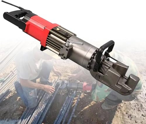 HaiZethonic Plieuse De Barres en Acier Hydraulique électrique,Outil De Plieuse De Barres en Acier Portable, Plie Facilement des Barres en Acier De 4-22mm en 2-3secondes,1100w