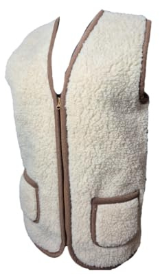 FURRYMAN Wollweste aus 100% Schurwolle | Unisex | Warm, Natürlich & Atmungsaktiv | Handgefertigt