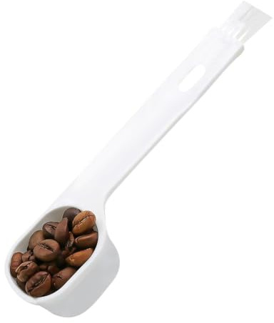 Spazzola per macinacaffè | Spazzola per la pulizia 2 in 1 con testa di cucchiaio per espresso | Macinacaffè espresso portatile riutilizzabile con cucchiaio per cucina e casa
