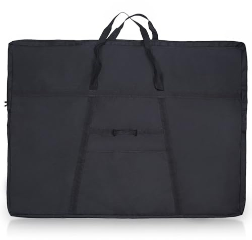 JJRING Dacron Tragetasche, wasserdicht, leicht, 91,4 x 121,9 cm, Schwarz