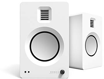 Kanto TUKW Powered Speaker with Headphone Out | Built-in USB DAC | Dedicated RCA with Phono Pre-amp | Bluetooth 4.2 with aptx HD & AAC | AMT Tweeter and 5.25 Aluminum Driver | Pair | Matte White