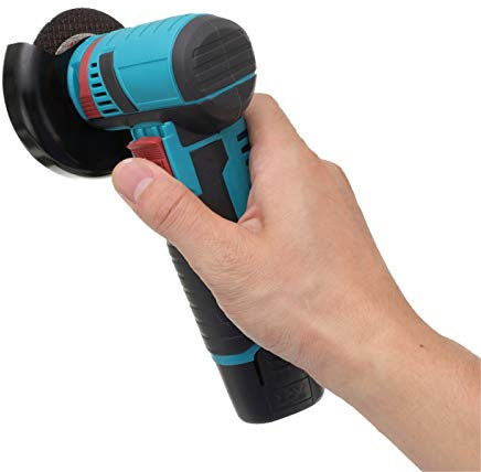 Smerigliatrice Multifunzione per la Ricarica elettrica della Famiglia 12V 300W Angle Grinder Piccola Mano Grinder Taglio Strumento di rettifica di lucidatura,2 Battery