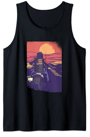 Chopper Motorbike Riding Tank Top