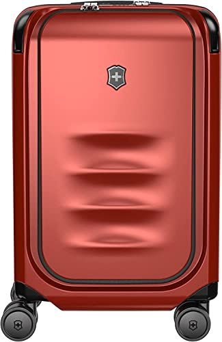 Victorinox Spectra 3.0 Expandable Frequent Flyer Carry-On, Handgepäckkoffer, Trolley, Leicht, Damen/Herren, 23 x 35 x 55 cm, 37-44 Liter, Rot