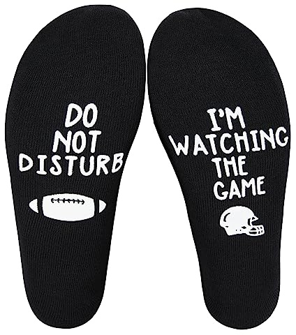 Poshzone Personalised cotton NFL socks,Novelty gift idea,Fathers day,Birthday,Stocking Gift,Gift for him, American football