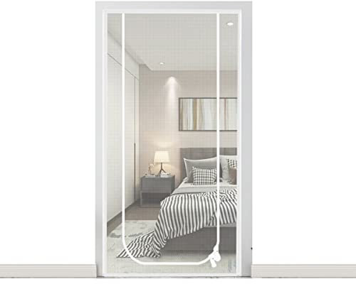Pet Screen Door 95 × 220 Cm Verbesserte Katzenresistente Screen Door, Um Zu Verhindern, Dass Katzen Herauslaufen. Einfach Zu Installierende Pet Door Mesh Screen Mit Reißverschluss For Türen ( Color :