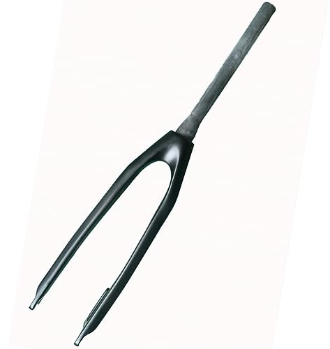 LHHL 26/27,5/29 Bicicletta da Montagna Forcelle Rigide Fibra di Carbonio 1-1/8 Tubo Conico Forcella Anteriore MTB Freno A Disco Forcelle Biciclette QR 9x100mm (Color : Black-Glossy, Size : 29)