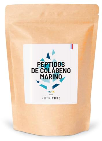 Nutripure - Colágeno Marino Hidrolizado en Polvo - Neutro - 310 g | Articulaciones, Cabello, Uñas y Piel - 10g por Porción - Calidad Naticol® - Tipo I y III - 1 Mes - Fabricado en Francia