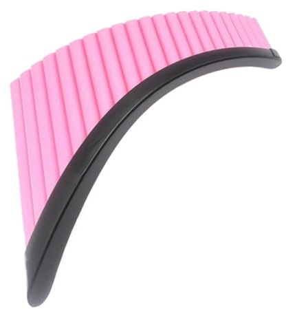 Professionelle Panflöte Rosa 22 Pfeifen Panflöte Kunststoff G-Taste Panflöte Mit Tasche