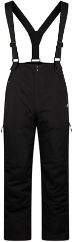Trespass Mens Padded Ski Trousers Shaun Black in Size - XL