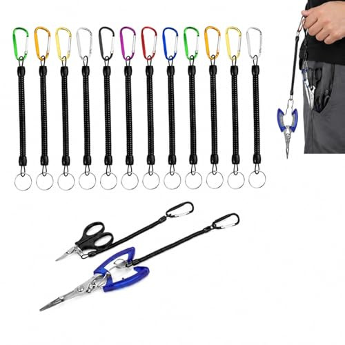 CZAYEFNH Lot de Cordon Clé, Scoubidou Fil, Porte Clef Anime, Porte Clef Extensible, Porte Clé Retractable - Attache Porte Clé Indispensable pour Activités Extérieures
