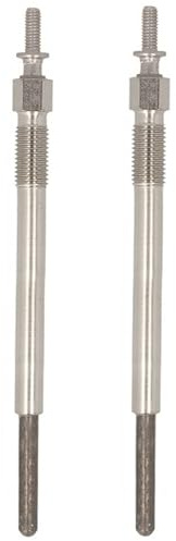 (Lot de 2) Bougie de préchauffage compatible Berlingo C2 Xsara Picasso C4 C3 C5 Fiesta Focus C-Max Fusion C30 S40 V50 Partner 206 307 407 1,6 1,4 HDi 1,4 1,4l 1,6 1,6l Hdi Tdci 1,6d MZ-CD