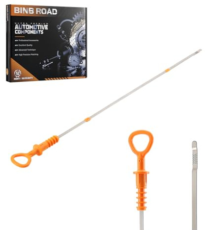 BINB ROAD Engine Oil Fluid Dipstick Compatible with Audi A4 Quattro | Compatible with VW Passat Jetta Golf Beetle (Replaces 06B-115-611R 06B-115-611C)