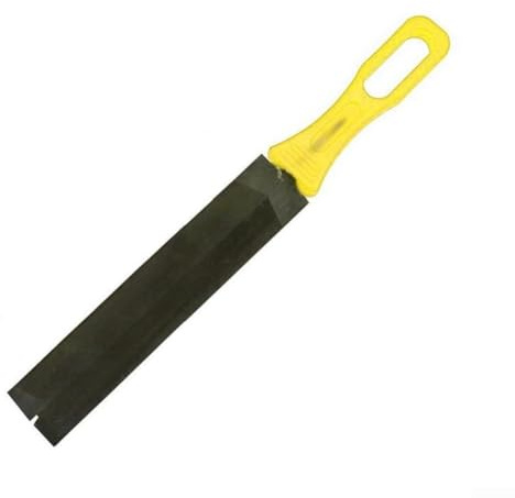Saw File Hand Tool for Sharpening and Straightening Fine Tooth Hand Saws, File Steel Rasp for Woodworking and Carpentry, Deburring Saw Sharpener(6inch)