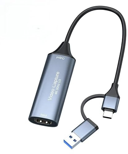 Typ C USB 3,0 Capture Card 4K HDMI-kompatibel Video Grabber 1080P Spiel Aufnahme Live-Streaming Effiziente Funktion