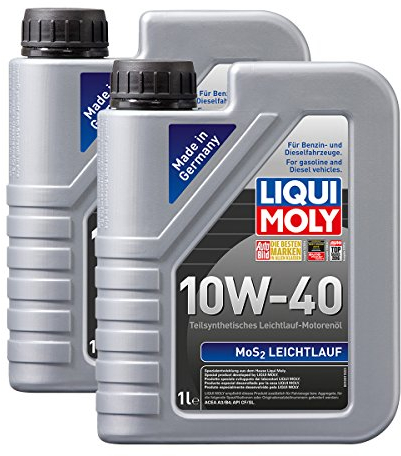LIQUI MOLY Motoröl Öl MoS2 LEICHTLAUF 10W40 10W-40 2L 2Liter 1091