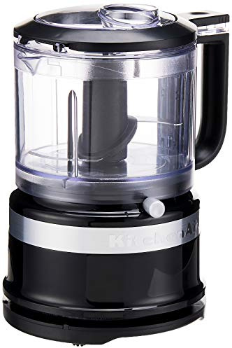 KitchenAid 5KFC3516BOB Mini Food Chopper, Onyx Black