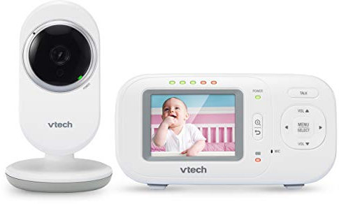 VTech VM320 2.4 Inch Digital Video Full-Color Baby Monitor with Automatic Night Vision White