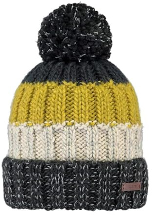 Barts Gorro con Vuelta Wilhelm Gorros de Esquiar Punto (Talla única - Amarillo)
