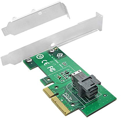 Adattatore CY U.2 U2 da NVME a PCIe 3.0 x4 SFF-8639 Hyper PCI Express PCI-E, convertitore per schede NVME SSD, per M.2 SSD, per mainboard mini SAS HD