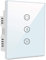 Jinvoo WiFi Roller Shutter Smart Blind Switch - Flush-Mounted Touchscreen Curtain Control, Support for Alexa/Google Home, Neutral Line Required