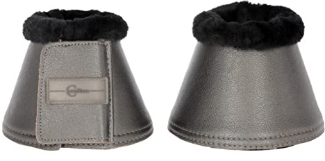 Kerbl 3223891 H/W 2021 Hufglocken, Metallic Grau, Größe Pony