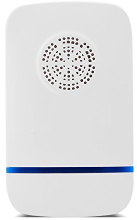 Repelente Ultrasónico de Plagas, Control Electrónico de Plagas, Mini Enchufe Electrónico Portátil en Repelente de Plagas para Interiores con Cobertura Efectiva 80-120㎡ para(Normativa europea)