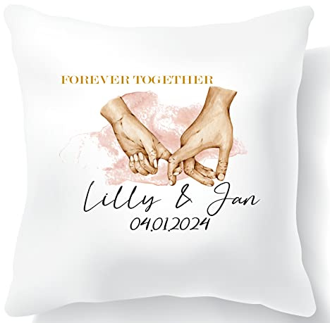 Zarto Jahrestag Geschenk Kissen für SIE/IHN - Partner Geschenke für Ihn Liebesbeweis, Personalisierte Geschenke für Paare - Dein Ich Liebe Dich Geschenke für Männer