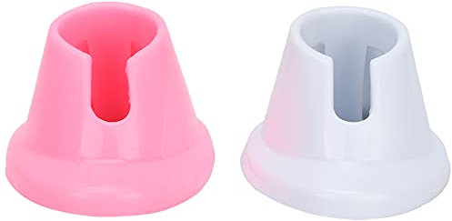 2pcs Weichgummi, Halter AntiSpill Nagellack Nagellackflasche Flaschenhalter Ständer für Kunstsalon