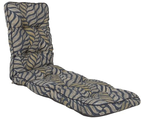 PATIO Gartenliege Auflage 180 x 48 cm Modena Flocke Polster für Liegestuhl Tasche zur Befestigung für Gestell bis 45 cm breit mit Ø 18 mm Rohrdicke
