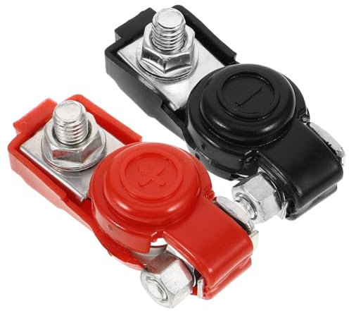 SOESFOUFU 2stücke Batterie-klemmen Terminal-anschlüsse Batterie-anschlüsse Für Auto Fahrzeugbatterie-verbindungsteile Für Autobatterie-ladung
