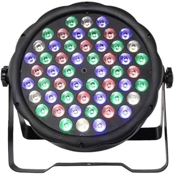 Foco LED Exterior, Proyector plano LED Par 54x3W / 54x9W RGB 3 en 1, arandela de pared, puede lavar el controlador DMX512, efecto de iluminación de diseño de escenario para Garaje, Jardín, Patio, Parq