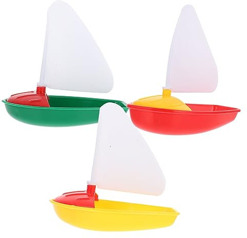 Garneck 1 Satz 3 Stück Bootsspielzeug Für Wasserspielzeug Badespielzeug Für Badeboote Aufziehen Badespielzeug Boot Babybadspielzeug Spielzeugboote Kleinkindspielzeug