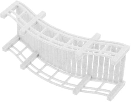 Toddmomy Miniatur Vintage Bogenbrücke Kunststoff Kleine Gartenbrücke Für Außenbereich Leicht Installierbar Und Tragbar Mikro-landschaftsdekor Für Fairy-Garten Und Sandtischgestaltung